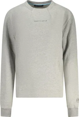 Produktbild von Nachhaltiger Damen-Pullover Grau: Langarm, Gefüttert, Hochdruckprint