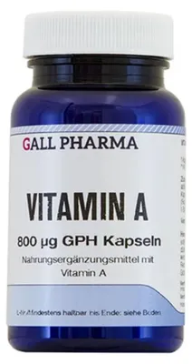 Image de GALL PHARMA Vitamine A 800 µg GPH, gélules, 90 gélules