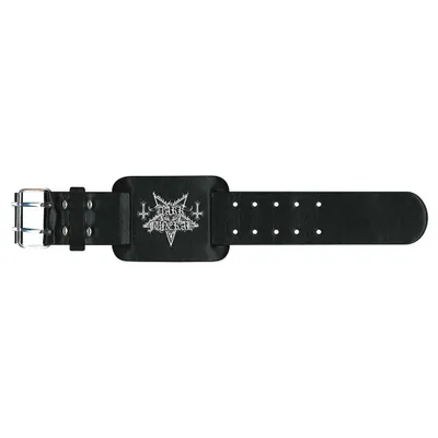 Produktbild von Dunkle Beerdigung - Logo Leder Armband