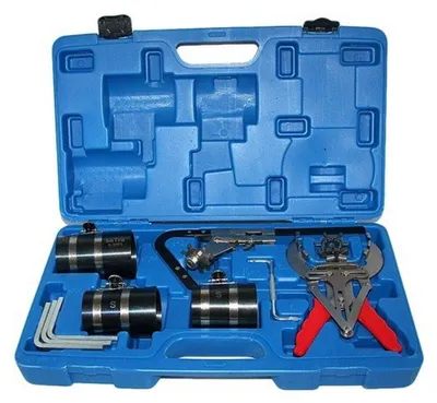 Produktbild von ELMAX | Kolbenring Spannband Satz, 12tlg, 53-175mm, Kolbenringspannband, Kolbenringzange, Kolbenringspanner