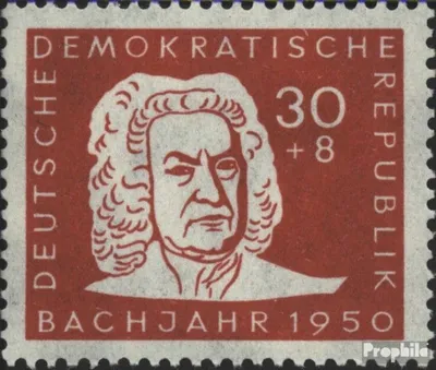 Produktbild von Briefmarken DDR 1950 Mi 258 postfrisch 200.Todestag von Bach