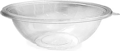 Produktbild von 250x Salatschalen rund Ø 19,9 cm PREMIUM klar 1000 ml (PET)