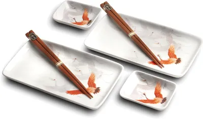 Produktbild von SUSHI TELLER SET | Sushi Geschirr Set | Mehrteiliges Sushi-Set