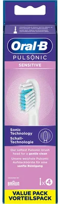 Zdjęcie produktu dla Oral-B Pulsonic Sensitive , 4 szt., Biały, 3 mies., Oral-B, Pudełko