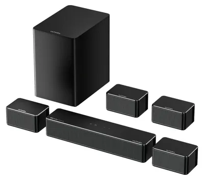 Immagine prodotto di 7.1 Sistema audio surround - Set per cinema - Soundbar - Altoparlante TV - Sistema Dolby Atmos - Subwoofer wireless