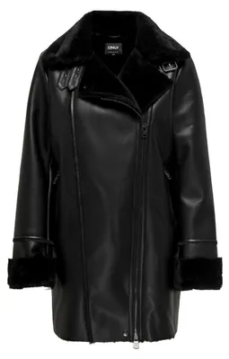 Produktbild von ONLY Damen ONLMARIAM Bonded Coat OTW Mantel, Schwarz, XS