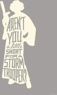 Produktbild von Star Wars Kunst Poster Prinzessin Leia Silhouette und Zitate - 40 x 50 cm