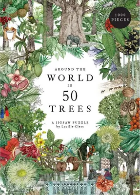 Zdjęcie produktu dla Around the World in 50 Trees 1000 Piece Puzzle
