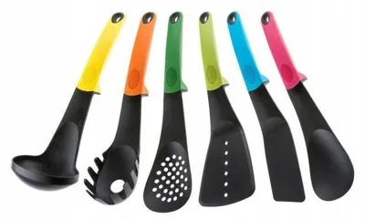 Produktbild von Kinghoff Küchenutensilien-Set 6-teilig Hitzebeständiges Nylon