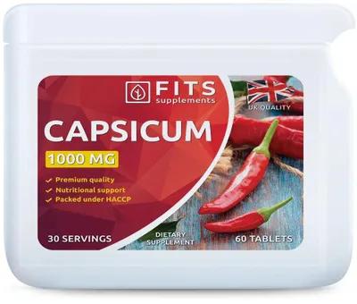 Produktbild von Capsicum 1000 mg, 60 Tabletten