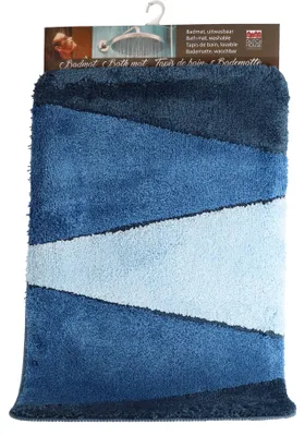 Produktbild von Dutch House Dijon Badematte 60 x 90 cm blau