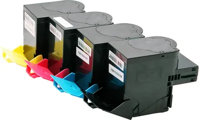 Produktbild von Kompatibel Set 4x Toner für Lexmark CS317 CX317 von ABC