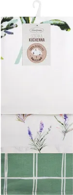Obrázek produktu pro EUROFIRANY | Sada 3 kuchyňských utěrek - 50 x 75 cm - Utěrky - Classic