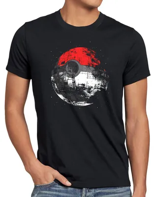 Produktbild von style3 Poke Death T-Shirt Herren Todesstern Star Ball Monster Videospiel