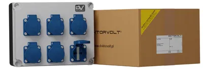 Produktbild von FRED 6x230V Schuko Mennekes Doktorvolt® 2978 Gebäudeverteiler