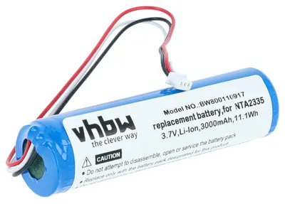 Produktbild von vhbw Akku Ersatz für NTA2335 für Lautsprecher Boxen Speaker (3000 mAh, 3,7 V, Li-Ion)