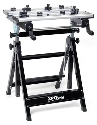 Mobiele werkbank, inklapbaar, 100 kg, 77–107 cm, kantelbaar