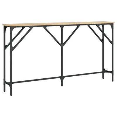 Obrázok produktu pre vidaXL Konzolový stolík Sonoma dub 140x23x75 cm materiál na báze dreva