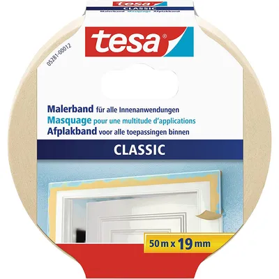 Produktbild von TESA 05281-00012-05, Allzweck-Klebeband, Beige, 8 Tag(e), 50 m, 19 mm
