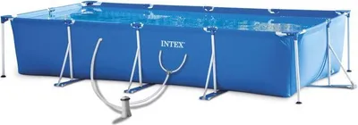 Image de Intex - Large Garden Rectangular Frame Pool 450 x 220 x 84 Cm
