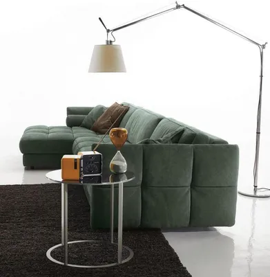 Produktbild von Ecksofa Textil Sofa Polster Ecke Moderne Couch Wohnzimmer L form Design PRIANERA