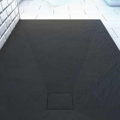Immagine prodotto di Piatto doccia aurlane Stone 90 x 140 x 2,6 cm antracite opaco FAC205