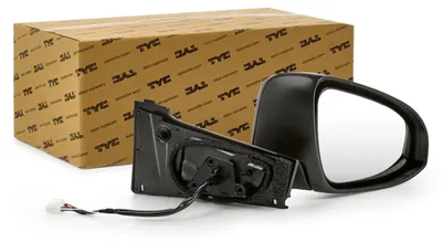 Produktbild von TYC 336-0131 Außenspiegel Seitenspiegel Rechts für TOYOTA Yaris Schrägheck (P13) Konvex Beheizt Grundiert