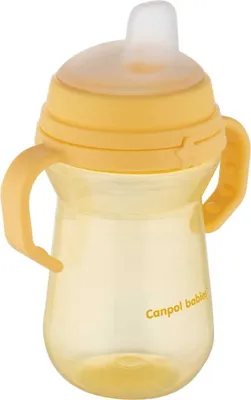 Zdjęcie produktu dla Canpol babies gertuvė su silikoniniu snapeliu FirstCup 250ml (56/615_yel)
