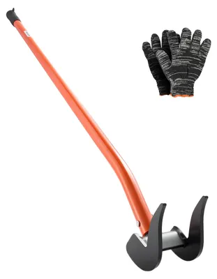 Obrázek produktu pro VEVOR Hydraulický zvedák plechů, nosnost 907 kg, 1371 mm, štěpačka palet s protiskluzovou rukojetí, štěpačka palet z uhlíkové oceli, páka pro střechy, podlahy, bourací nástroj pro sklad, staveniště, dílnu