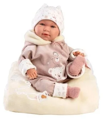 Zdjęcie produktu dla Lalka Llorens Lala 42 cm - Płacząca, z poduszką