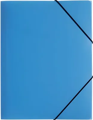 Produktbild von Pagna 21638-13, A3, Polypropylen (PP), Blau, Gummiband, 5 Stück(e)