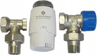 Obrázok produktu pre Rohová Termostatická Súprava 1/2 X 1/2 Locksmith
