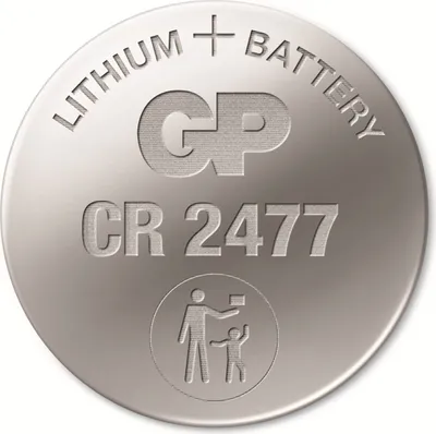 Produktbild von GP Batteries 103239, Einwegbatterie, CR2477, Lithium-Manganese Dioxide (LiMnO2), 3 V, 1 Stück(e), 10 Jahr(e)