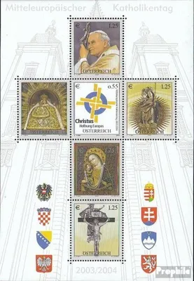 Produktbild von Briefmarken Österreich 2004 Mi Block24 (kompl.Ausg.) gestempelt Katholikentag