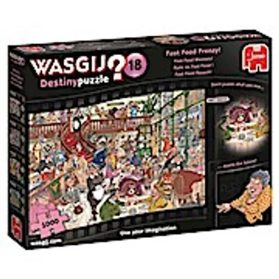Immagine prodotto di Wasgij Destiny 18 - Fast Food Frenzy - Puzzle da 1000 pezzi