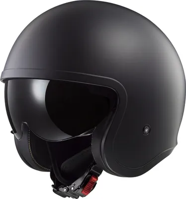 Produktbild von LS2 OF599 Spitfire II Solid Jethelm, schwarz matt, L (59/60)