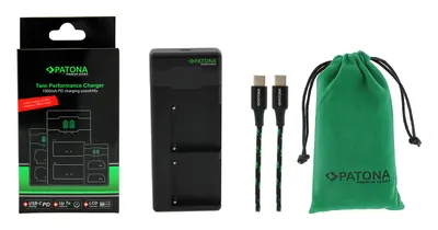 Obrázek produktu pro Rychlonabíječka Dual Sony F550/F750/F970/FM50 +kabel