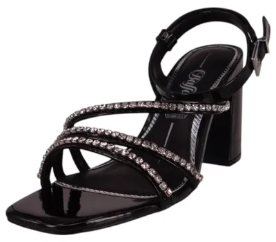 Produktbild von Buffalo Damen  Sandalen Charlotte Ice 1291597 Schwarz