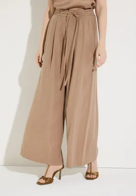 Produktbild von MORE & MORE Palazzohose für Damen, weit geschnitten, aus Modalmischung