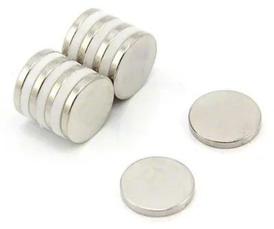 Neodym-Magnete N42, 15x2 mm, 2,2 kg Zugkraft, 10 Stück