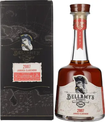 Produktbild von Bellamy's Reserve Rum Jamaica Clarendon 2007 52% Vol. 0,7l in Geschenkbox