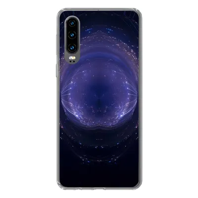 Produktbild von MuchoWow® Handyhülle Schutzhülle Hülle für Huawei P30 Licht - Abstrakt - Nacht Silikon Softcase Handy Hülle - Kartenbesitzer