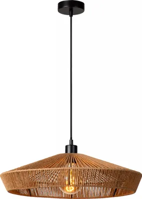 Obrázok produktu pre Ø 50cm boho závesná lampa YUNKAI 1xE27 60W Lucide