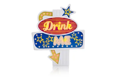 Produktbild von Suck UK - Blinkender Flaschenaufsatz - Drink Me - Bottle Topper Geschenk Flasche verschenken Party