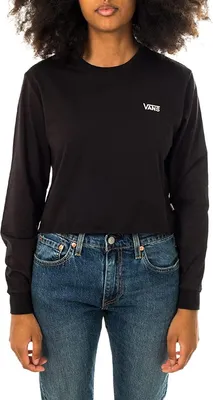 Produktbild von Vans T-Shirt Donna Wm Junior V Ls Crop Vn0a4ouqblk