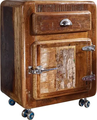 Image de MASSIVMOEBEL24 | Meuble d'appoint 55x38 Bois de récupération laqué Multicolore FREEZY #43