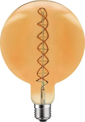 Produktbild von Riesen LED Spiral Filament Globe G200 5W E27 gold gelüstert extra warm 2200K Retro Nostalgie DIMMBAR