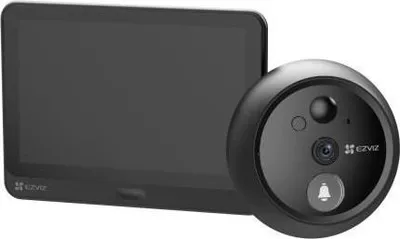 Produktbild von Smarte Türspionkamera, EZVIZ HP4, 4,3 Zoll Bildschirm, 2MP, WLAN, Integrierte Türklingel, Zwei-Wege-Audio
