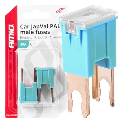 Image de Auto Fusibles JAPVAL PAL mâle 20A 2 pièces AMIO-03405