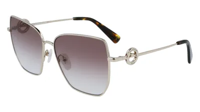 Obrázok produktu pre LONGCHAMP LO169S 724 GOLD/GRADIENT BROWN AZURE 58/15/140 FEMALE Sonnenbrillen